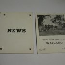 1958 Star Reporter Board Game Piece: News Card - Wayland