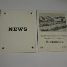 1958 Star Reporter Board Game Piece: News Card - Riverside