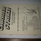 1977 Carrier Strike! Board Game Piece: Instruction Sheet
