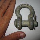(TW-1) D-Ring Anchor Shackle - Heavy Duty 25,000LB load capacity - Model AS-1 LHM 25k