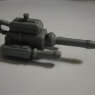 Action Figure Weapon / Accessory - Vintage unknown gray Vehicle Laser Cannon Attachment - 2" long