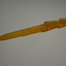 Action Figure Weapon / Accessory - Transparent Yellow Rocket / Missile - 4" Long