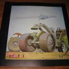 Vintage Sci-Fi Book Page Print: Angus McKie #3 - 10.125" x 10"