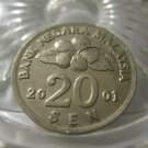 (FC-47) 2001 Malaysia: 20 Sen