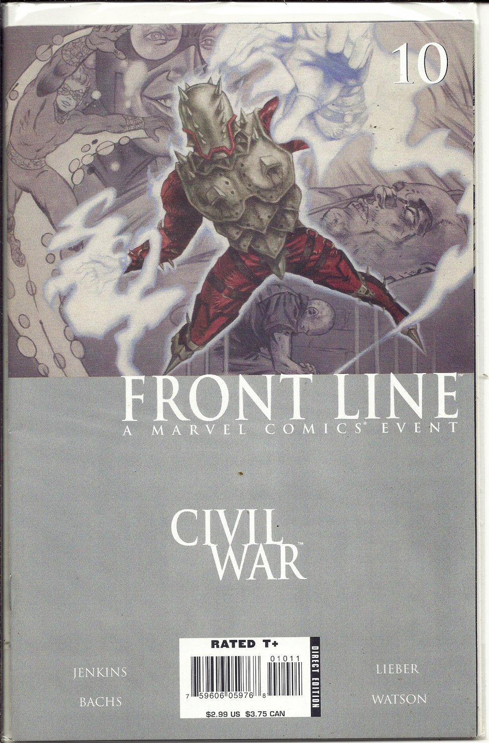 (CB-51) 2006 Marvel Comic Book: Civil War Frontline #10