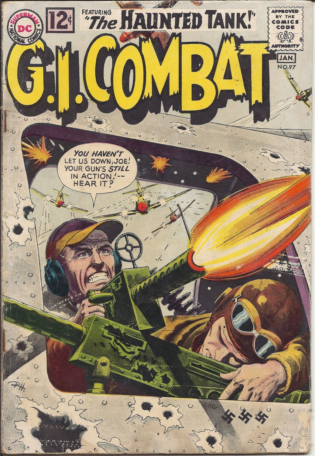(CB-52) 1963 DC Comic Book: G.I. Combat #97