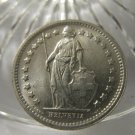 (FC-591) 1968 Switzerland: 1/2 Franc { partial double rim }