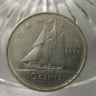(FC-592) 1973 Canada: 10 cents { partial double rim }