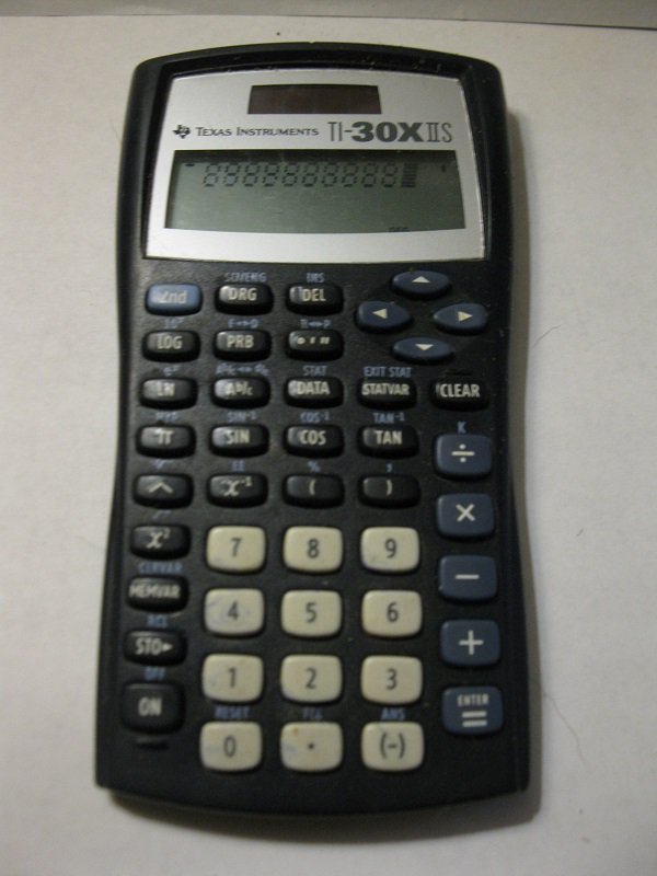 Texas Instruments Calculator - TI-30XIIS - used , no cover.. but works ...