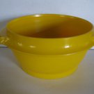 vintage Tupperware #1323 / 1323-10  - 2.5" tall Yellow Servalier Bowl