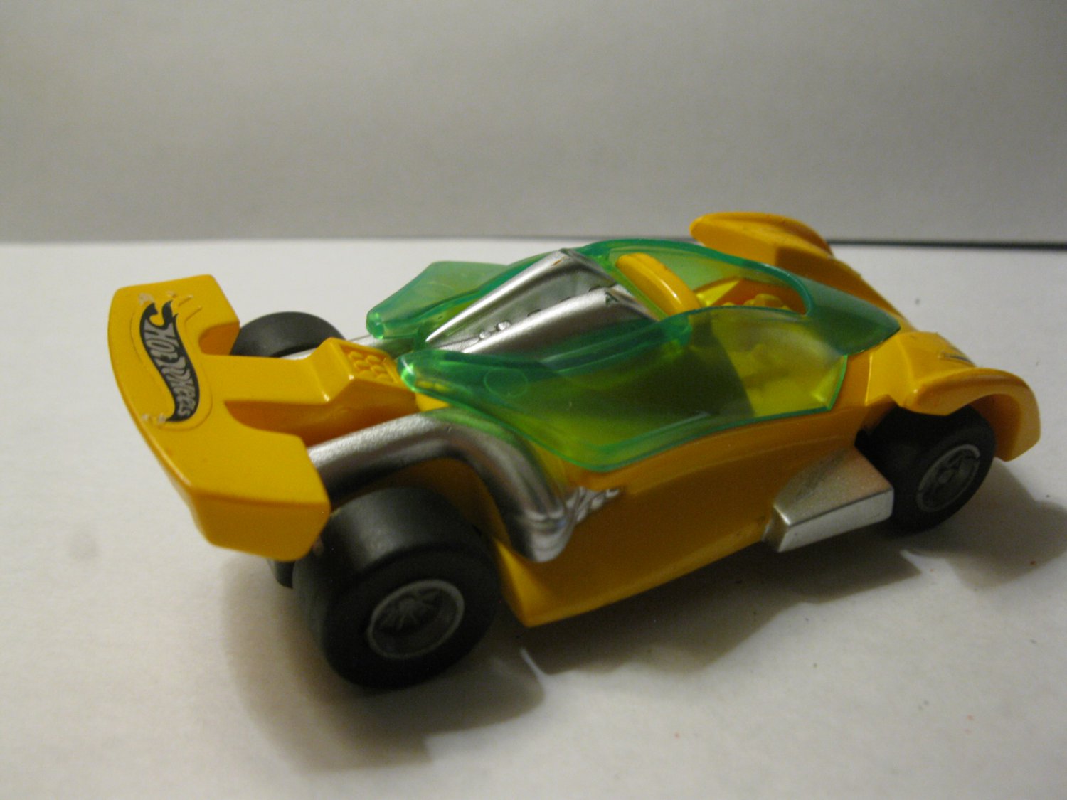 2004 Hot Wheels / Mattel Slot Car: Yellow/ Green Racer