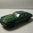 vintage Diecast car: Green w/ Yellow Stripes