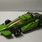 1979 Hot Wheels Hi Rakers : Turbo Wedge - Lime Green { missing spoiler }