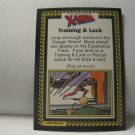 1992 Uncanny X-Men Alert! Board Game Piece: Training & Luck Card - Danger Room