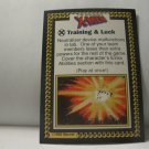 1992 Uncanny X-Men Alert! Board Game Piece: Training & Luck Card- Neutralizer Malfunction