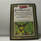 1992 Uncanny X-Men Alert! Board Game Piece: Training & Luck Card- Practice
