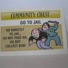 1995 Monopoly 60th Ann. Board Game Piece: Community Chest - Go to Jail