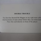 1995 Atmosfear Board Game Piece: Fear card #10 - Double Trouble