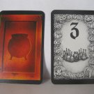 1995 Atmosfear Board Game Piece: Orange Keystone card - 3