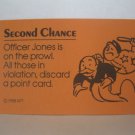 1988 Free Parking Board Game Piece: Second Chance card #11