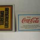 1979 The American Dream Board Game Piece: Coca-Cola card