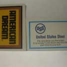1979 The American Dream Board Game Piece: United States Steel card