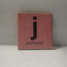 1968 Charades for Juniors Board Game Piece: Letter Square - J, Jealousy