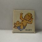 1968 Charades for Juniors Board Game Piece: Picture Square - Baby