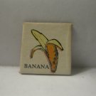 1968 Charades for Juniors Board Game Piece: Picture Square - Banana