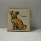 1968 Charades for Juniors Board Game Piece: Picture Square - Dog