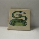 1968 Charades for Juniors Board Game Piece: Picture Square - Hose