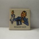 1968 Charades for Juniors Board Game Piece: Picture Square - Magician