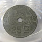 (FC-830) 1943 Belgium: 25 Centimes { Belgique / Belgie }