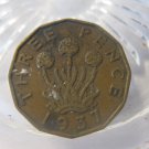 (FC-1016) 1937 United Kingdom: 3 Pence