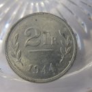 (FC-1039) 1944 Belgium: 2 Francs { steel }