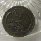 (FC-1076) 1896 Ausria: 2 Heller