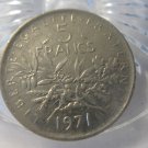 (FC-1155) 1971 France: 5 Francs { O'Roty }