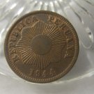 (FC-1227) 1944 Peru: 1 Centavo { only 2,500,000 minted }