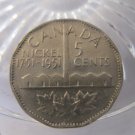 (FC-1338) 1951 Canada: 5 Cents - Discovery of Nickel