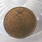 (FC-1350) 1914 Belgium: 2 Centimes { only 490,000 minted }
