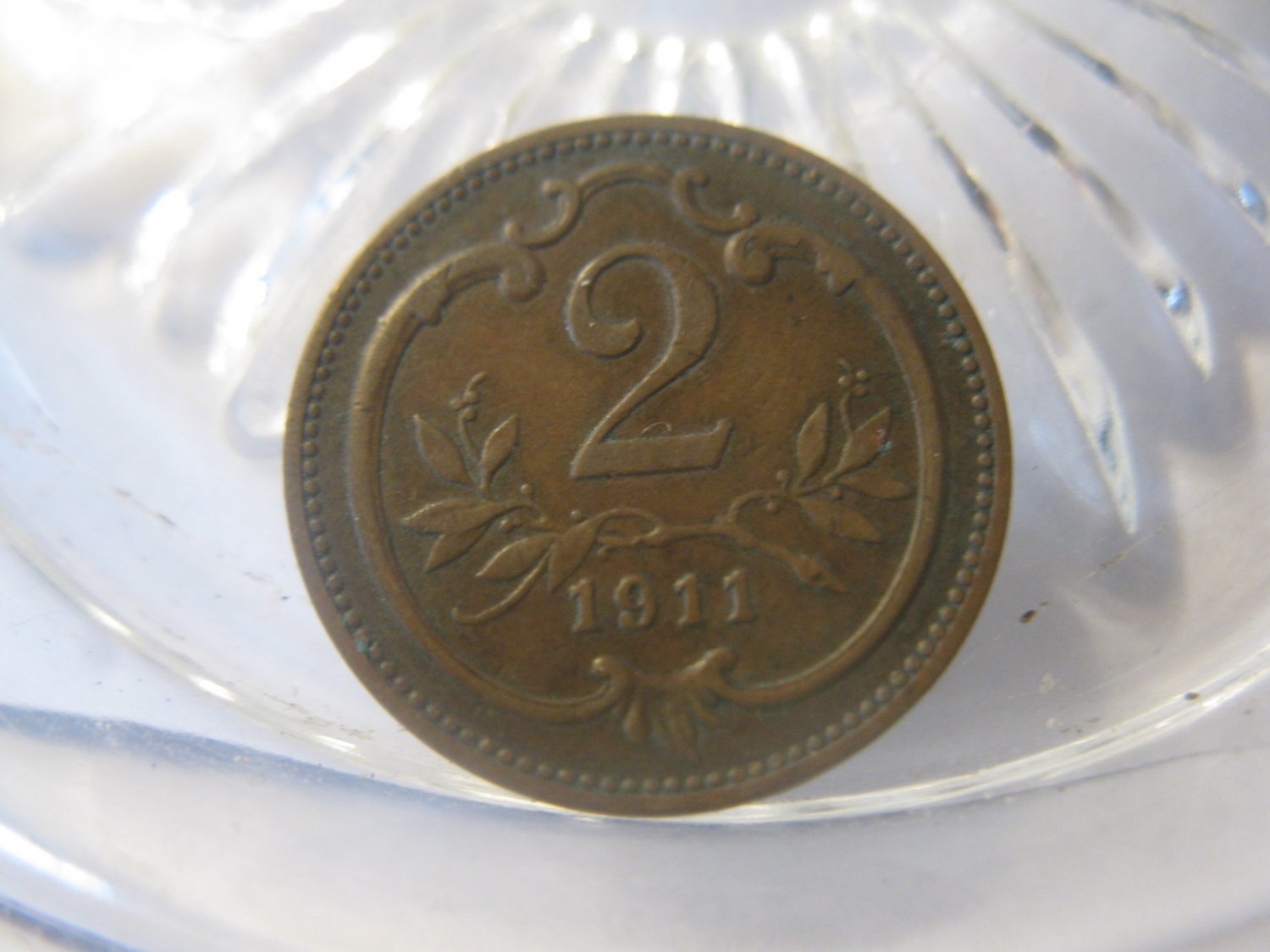 (FC1392) 1911 Austria 2 Heller