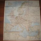 1969 Nat Geo foldout Map: Europe - 30" x 26"