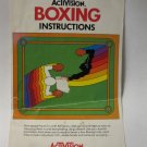 1980 Atari 2600 Video Game instruction booklet: Boxing