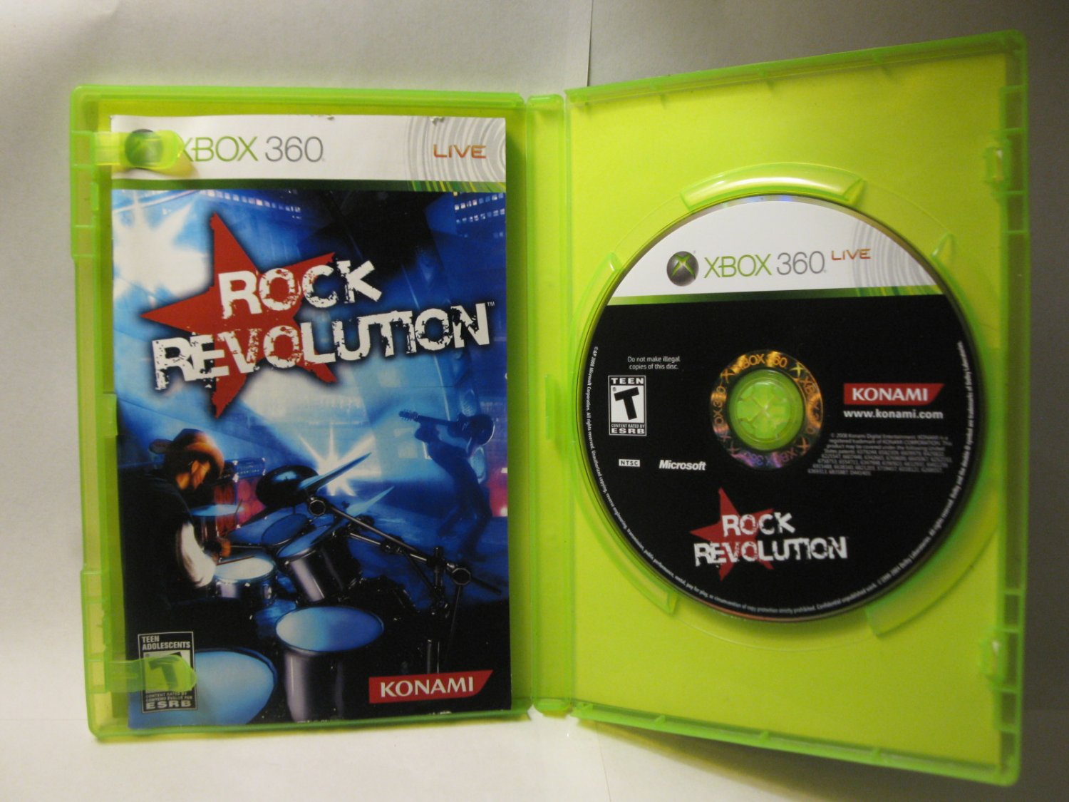 Xbox 360 Video Game: Rock Revolution