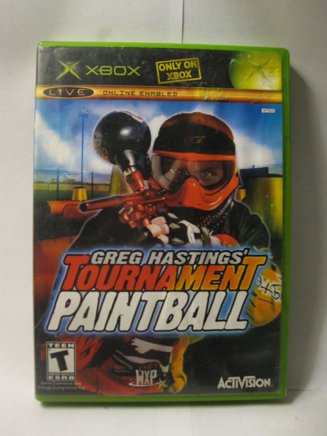 Original Xbox Video Game Greg Hastings Tournament Paintball