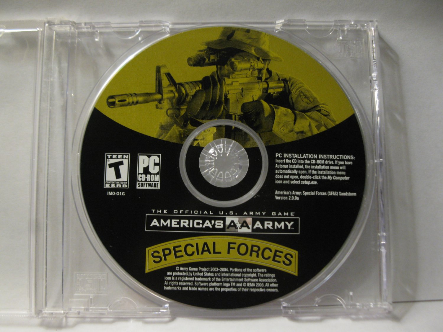 America's AA Army Special Forces (PC, 2004) Game