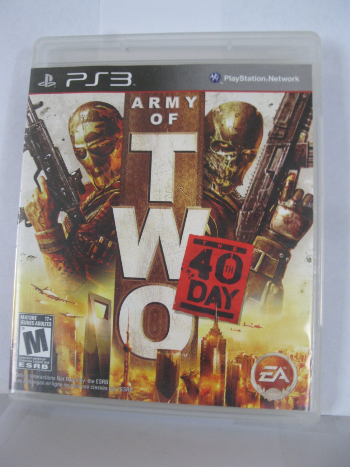 PlayStation 3 / PS3 Video Game: Army of Two - 40th Day
