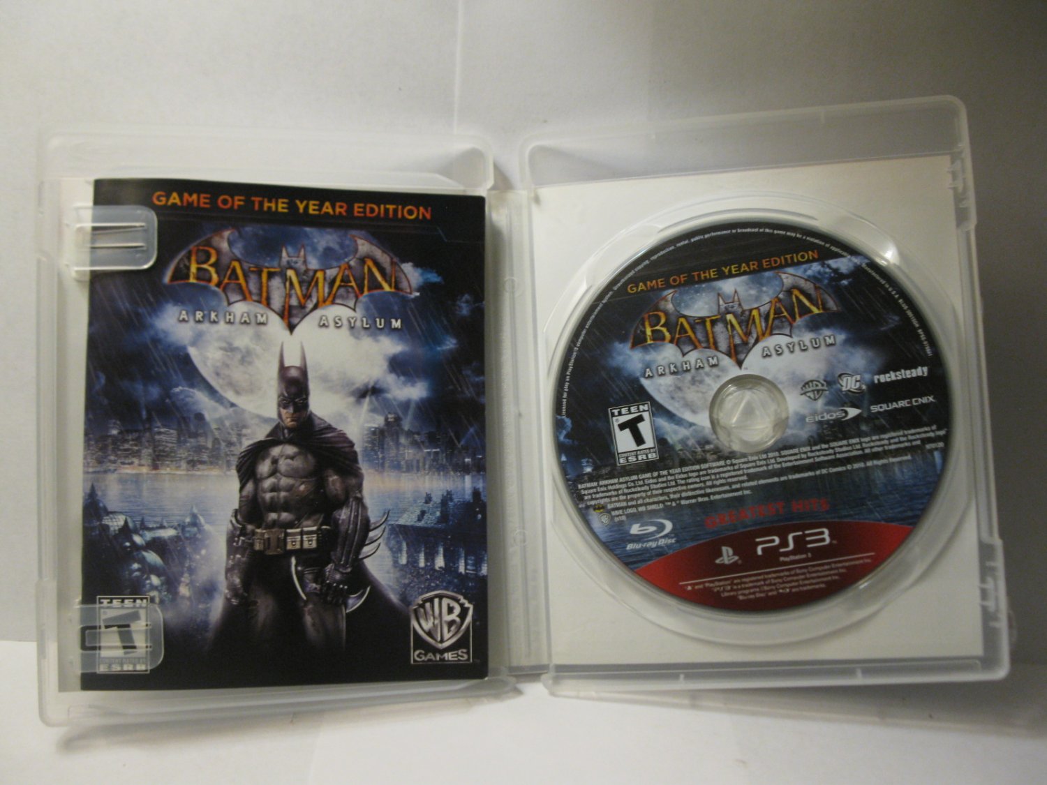 Playstation 3 / PS3 Video Game: Batman - Arkham Asylum - GOTY Ed ...