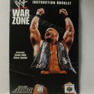 Nintendo 64 / N64 Video Game Instruction Booklet: WWF War Zone