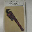 1979 Clue Board Game Piece: Wrench Weapon Card